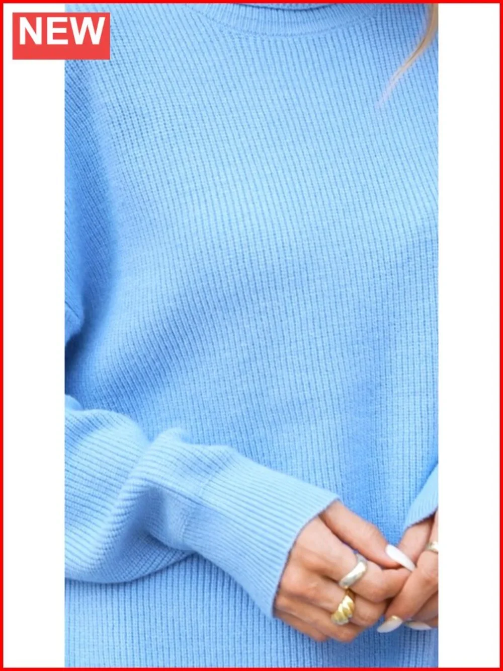 Turtleneck Oversized Batwing Chunky Knit Pullover Sweater Loose Fit Fall Jumper